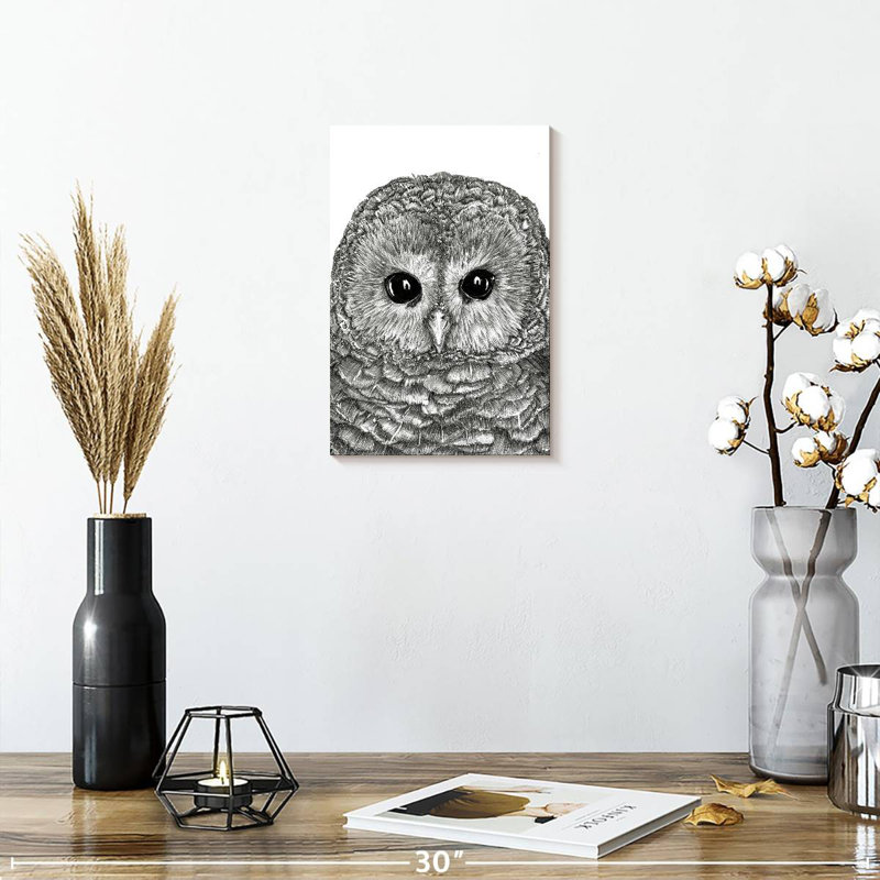 Brampt Tiny Owl, 12" H x 8" W