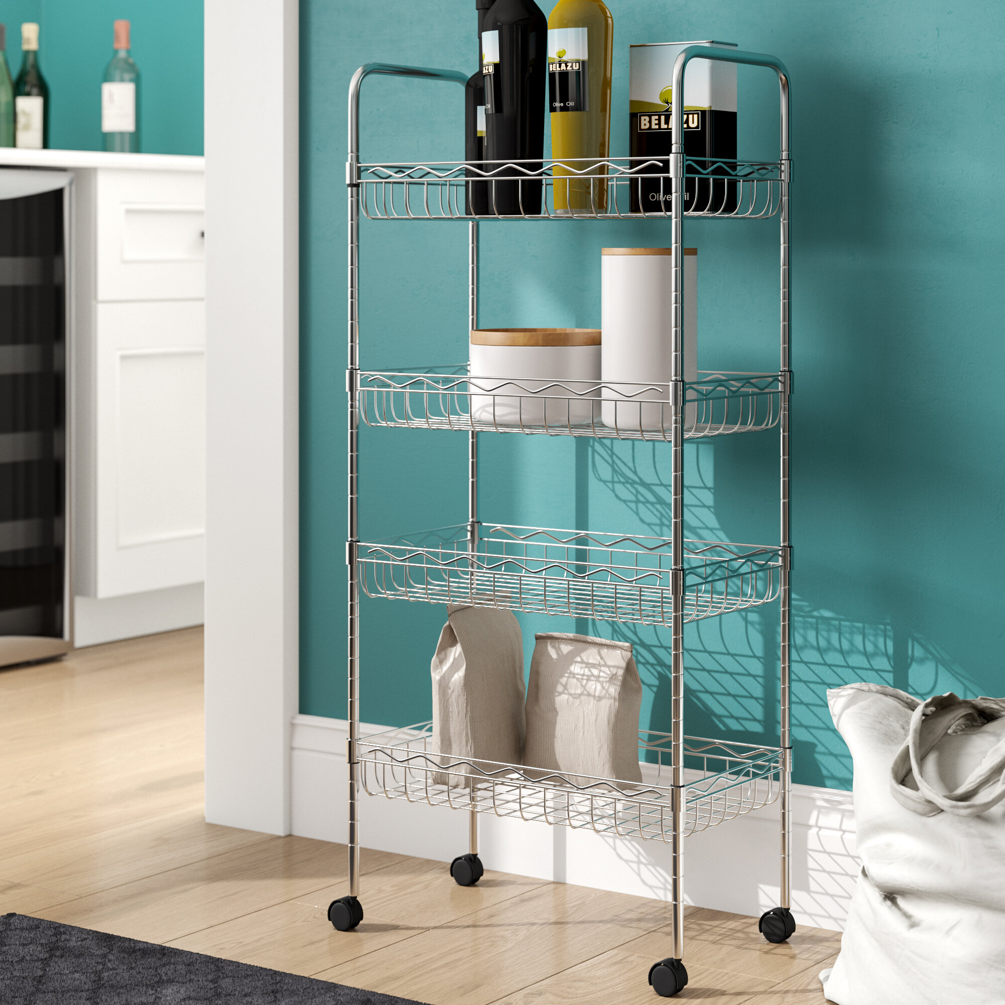 Symple Stuff Bar Cart & Reviews | Wayfair