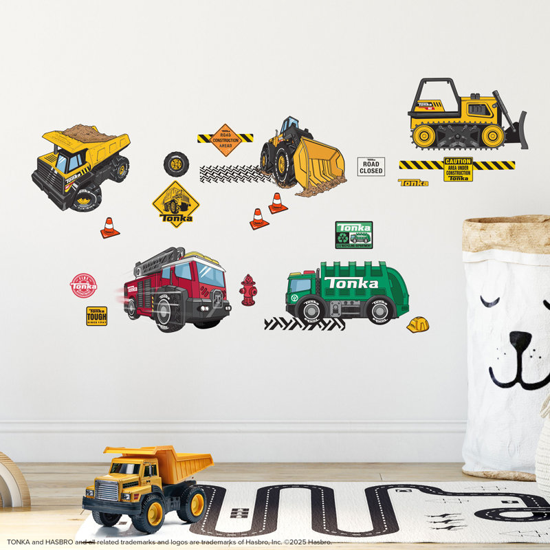 Tonka Trucks Wall Decals