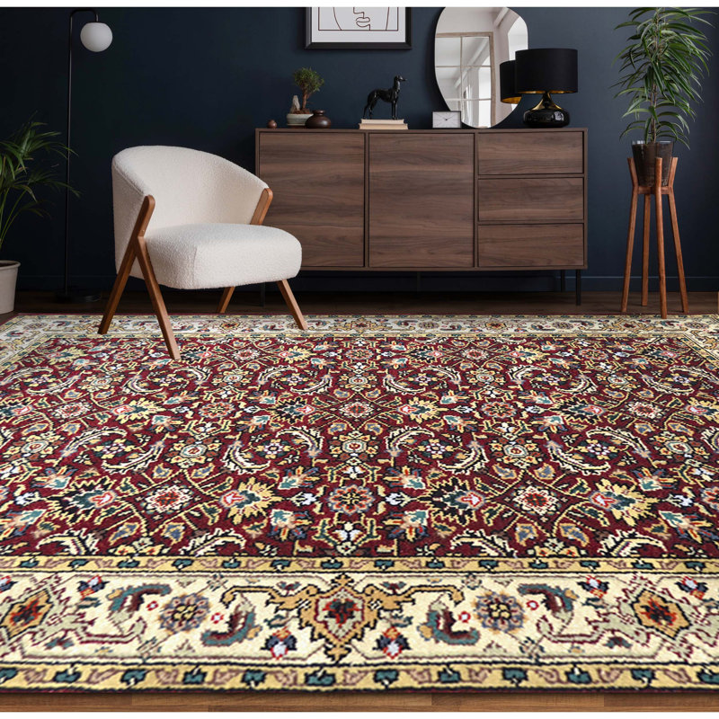 Wool Oriental Area Rug, Rectangle 3' x 5'