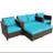 Langston 6 - Person Patio Conversation Set with Cushions-887592216