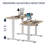 Electric Standing Desk Height Adjustable Desk For Home And Office Computer Table Gaming Desk Modern Luxiury Table 47"  Oak Lift-Up Desk-522659286-522659275
