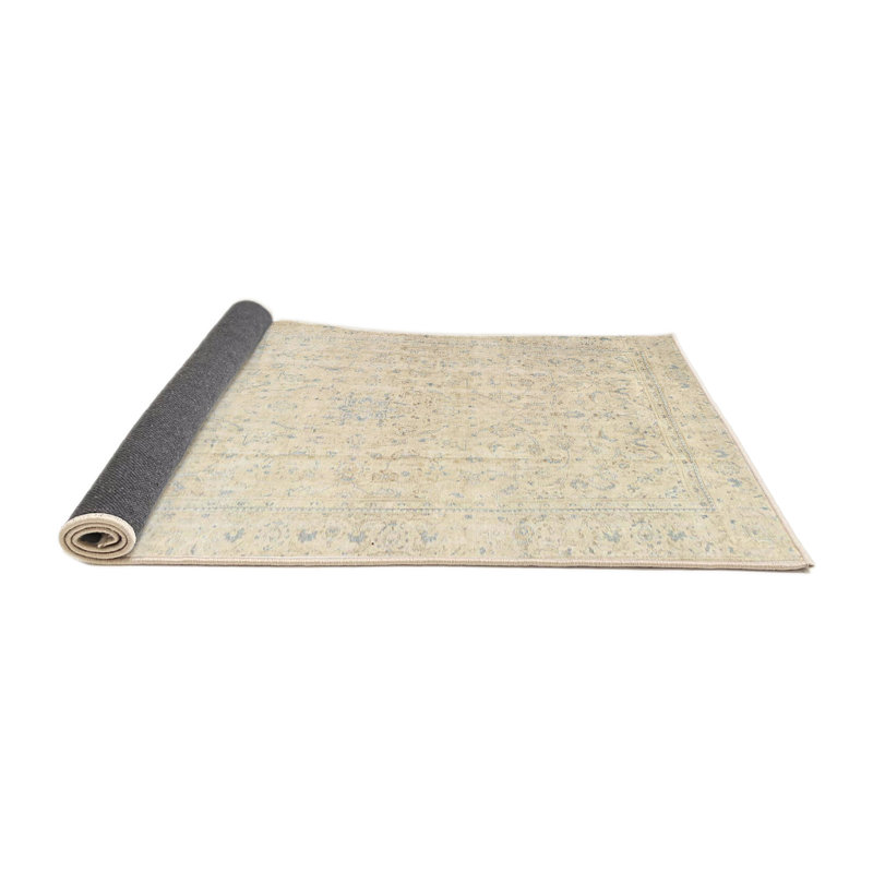 Tapis beige/gris traditionnel Igasho, Rond 5 pi
