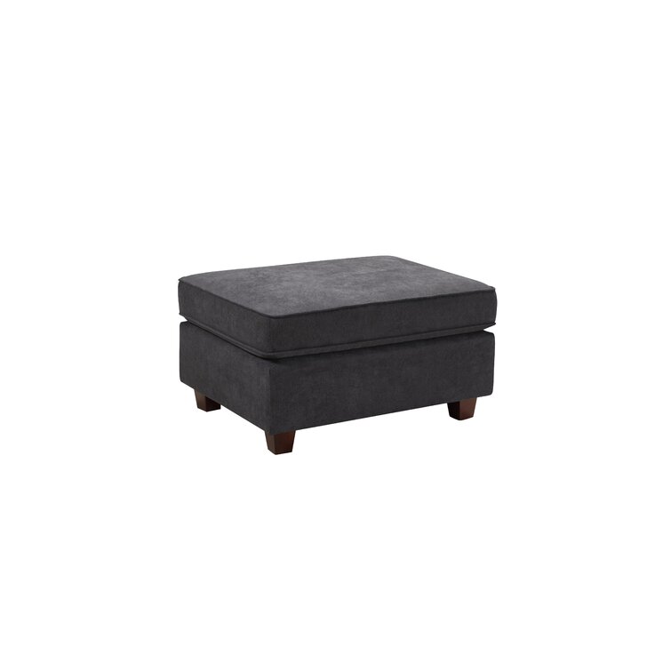 Ebern Designs McConnico Right Hand Facing Modular Corner Sectional with  Ottoman