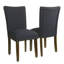 Chaise rembourrée en lin Saxis-2124431515