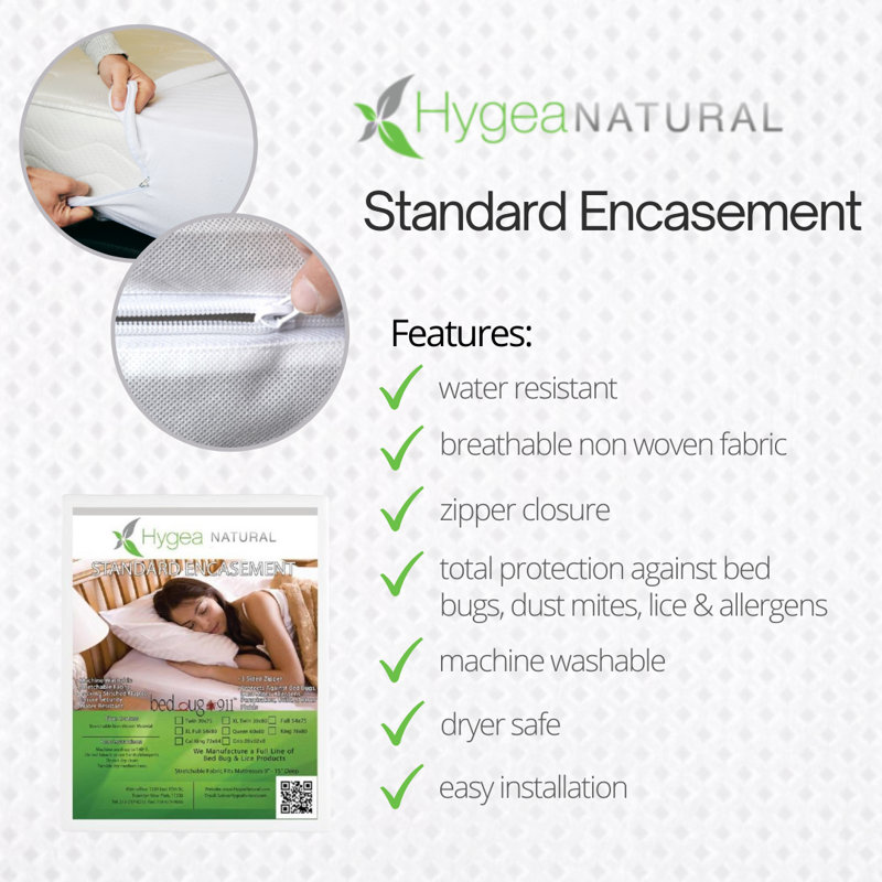 Waterproof Zipper Mattress Protector Case Pack