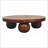Solid Wood Chestnut Central Ball Table, Brown