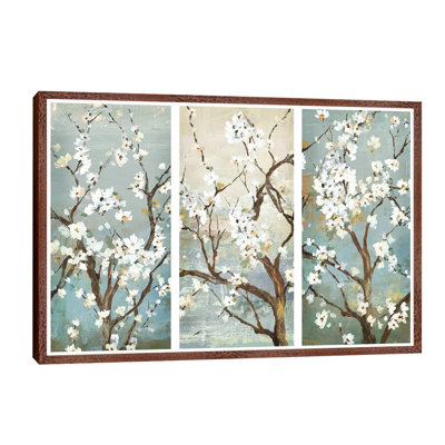 Triptych In Bloom - Painting on Canvas