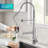 KRAUS Artec Pro Commercial Style 2-Function Single Handle Pull Down Kitchen Faucet with Pot Filler-114318001