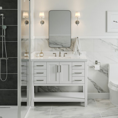 43 Single Bathroom Vanity Set