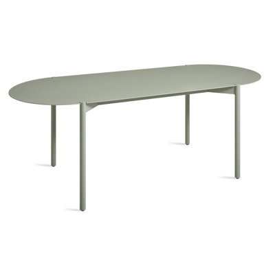 Comeuppance Oval Outdoor Dining Table , 82'' in. W 34'' in. D