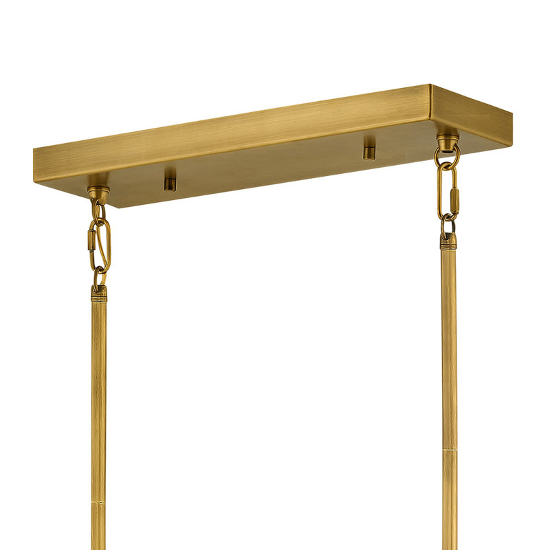 Jolie Integrated LED Linear Chandelier w/ Crystal Accents