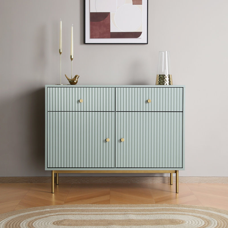 Adlena 2 - Door Rectangle Accent Cabinet, Sage