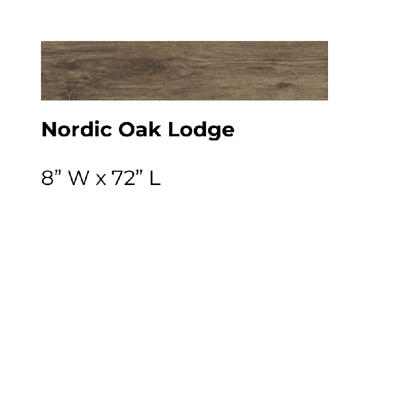 ADURA®APEX with Microban® Nordic Oak 8" x 72" x 8mm Oak WPC Luxury Vinyl Plank, Lodge