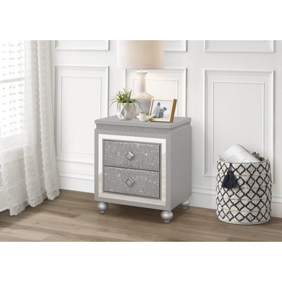 Cartert 21.7'' W Particle Board / Chipboard Nightstand