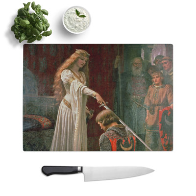The Accolade by Edmund Leighton Chopping Board