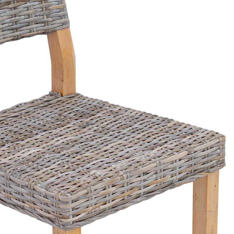 Solid Wood Accent, Kubu Grey/Grey