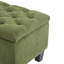Rangement/repose-pieds capitonné en similicuir de 51 po de largeur Drayton-115202494