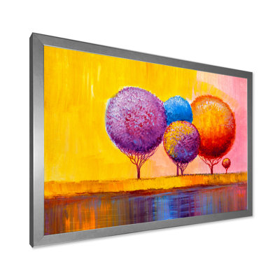 «Autumn Fantasy Trees I», peinture sur toile
