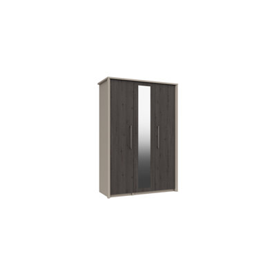 Wyman 3 Door Manufactured Wood Wardrobe