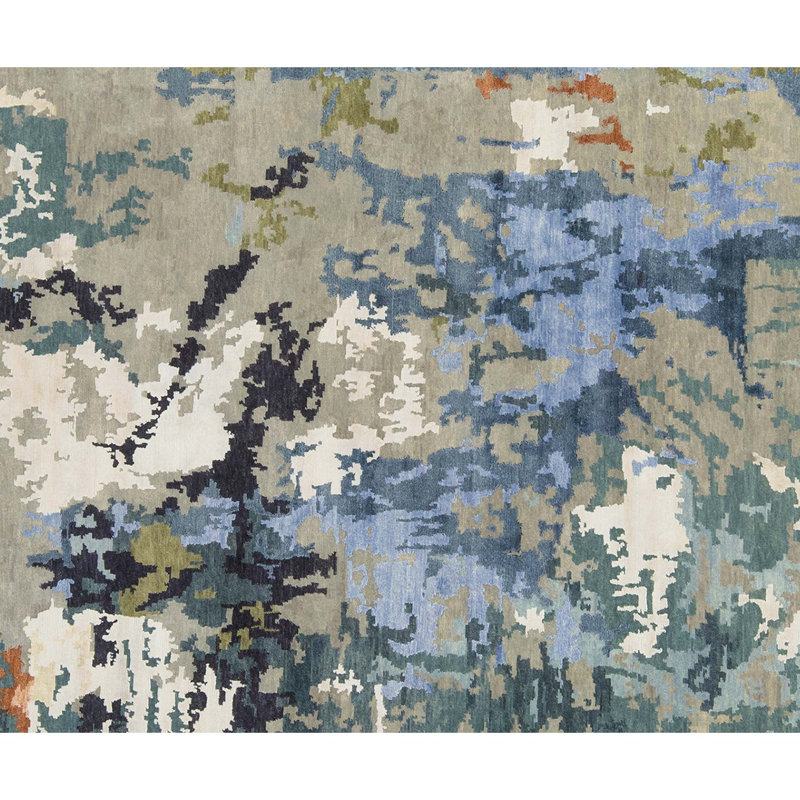 Abstract Area Rug, Rectangle 10' x 14'