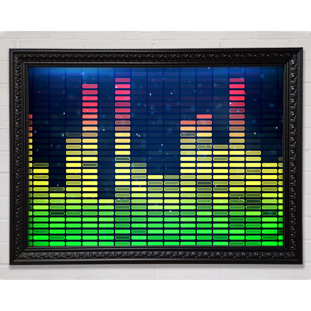 Equalizer Power - Einzelner Bilderrahmen Kunstdrucke