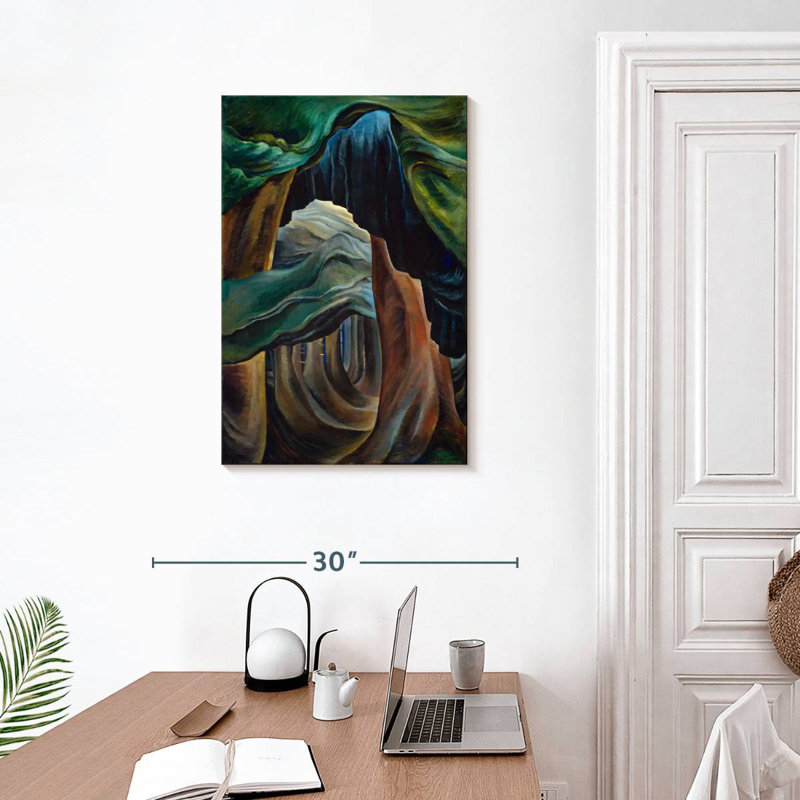 Alvord Forest In British Columbia, 30" H x 20" W