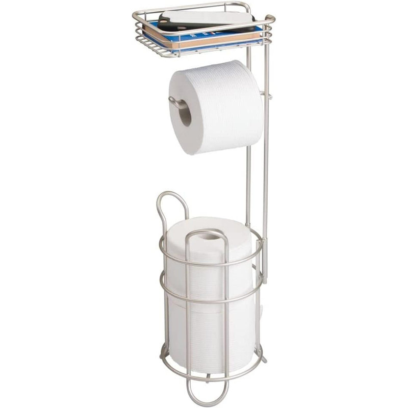 Porte-papier hygiénique sur pied, Satin