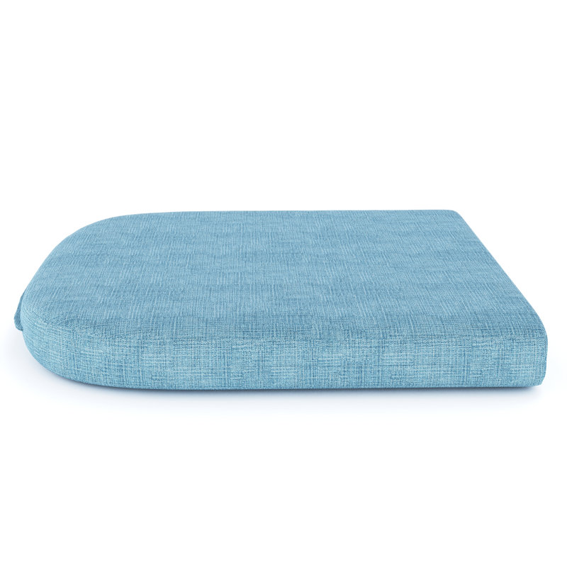 Dining ChairSeat Pad Replacement Cushion – 18L x 18W x 2.5D, Cast Horizon Sunbrella® Plainweave