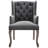 Realm Armchair Performance Velvet Set Of 2 In Grey