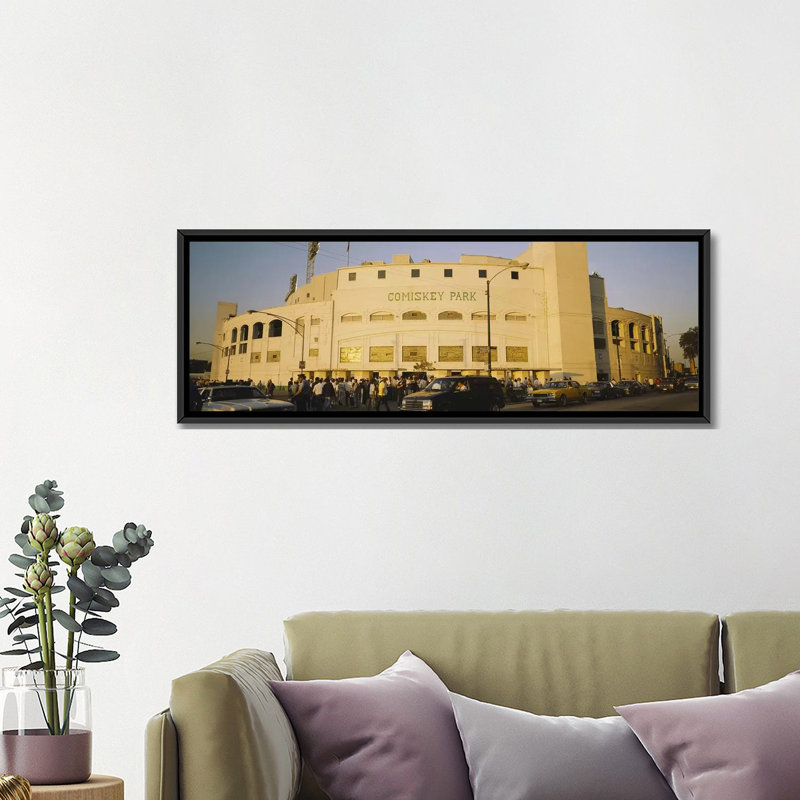 «Old Comiskey Park, Chicago, Cook County, Illinois», reproduction de photo sur toile, H 16 po x l 48 po x P 1,5 po