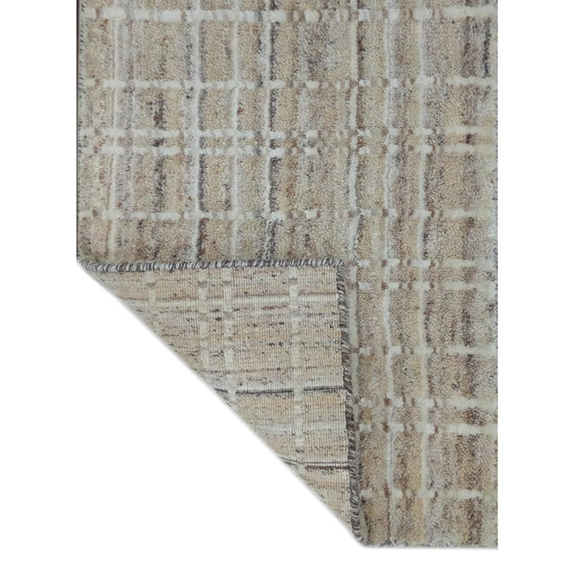 Tapis en laine de qualité supérieure tissé à la main Tala, Rectangle 5 pi x 8 pi