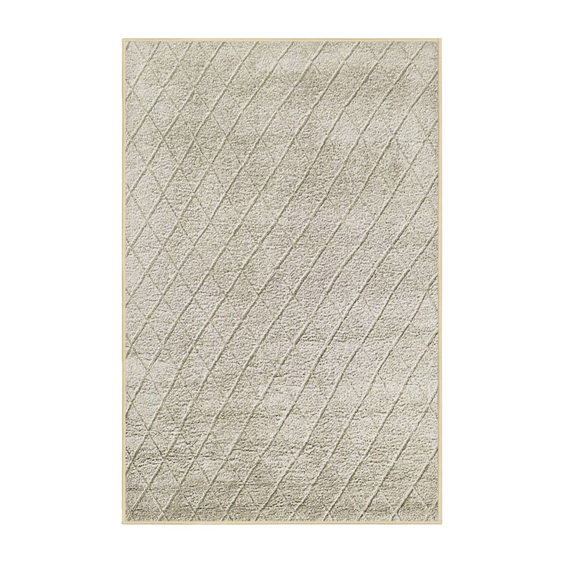 Tapis ivoire à motif géométrique Bridgegate, Rectangle 3 pi x 5 pi