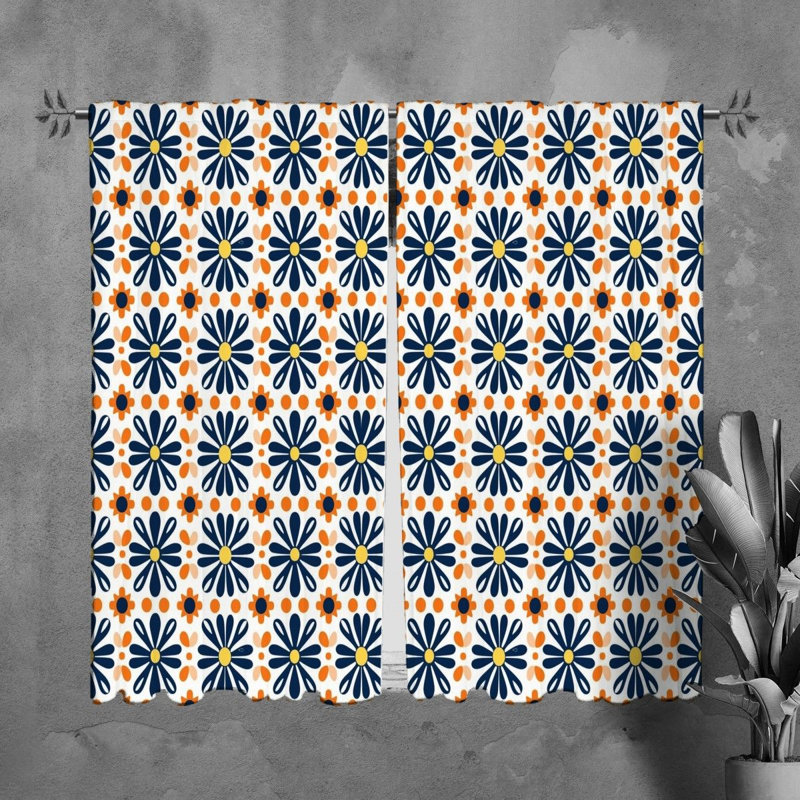 Paire de rideaux obscurcissant en polyester Kesslyn, L 20 po x L 82 po