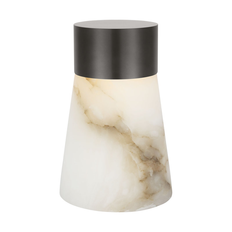 Caspe Alabaster 8 Rechargeable Table Lamp