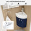 Meuble-lavabo simple avec plateau de meuble-lavabo 12,8 po Shirleysburg