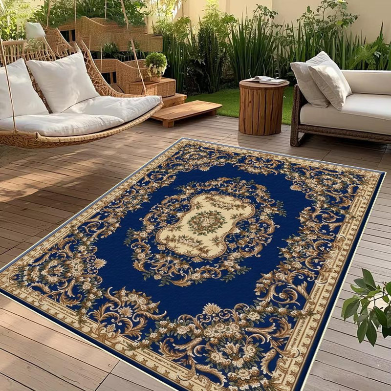 Persian Style Area Rug, Soft And Lightweight, Suitable For All Seasons, Easy To Maintain And Easy To Clean, Machine Washable Carpet Floor Mat, Suitable For Living Room, Bedroom, Hallway, Balcony, Office, Room Decor, Home Decor, Outdoor Decor