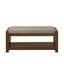 Banc d'appoint avec étagère à chaussures inférieure et banc de siège rembourré-676360929-671112483