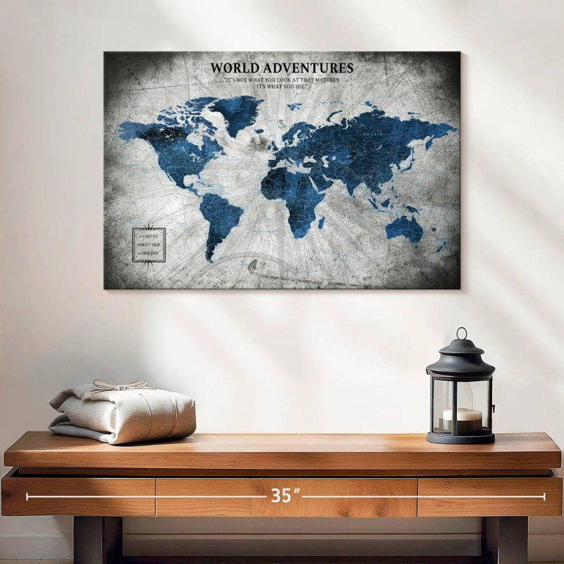Voyage d'aventure World Pin's Alvertia II, H 16 po x l 24 po