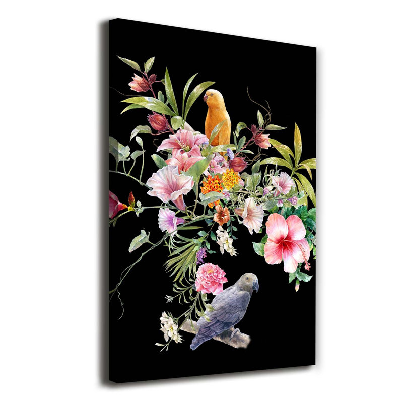 Hawaiian Pattern - Wrapped Canvas Print