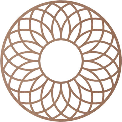 Médaillon de plafond en bois ajouré Cannes