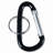 Advantus Corp. 2.5'' W Black Key Chain