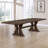 Demone Auburn 126" Solid Wood Dining Table 