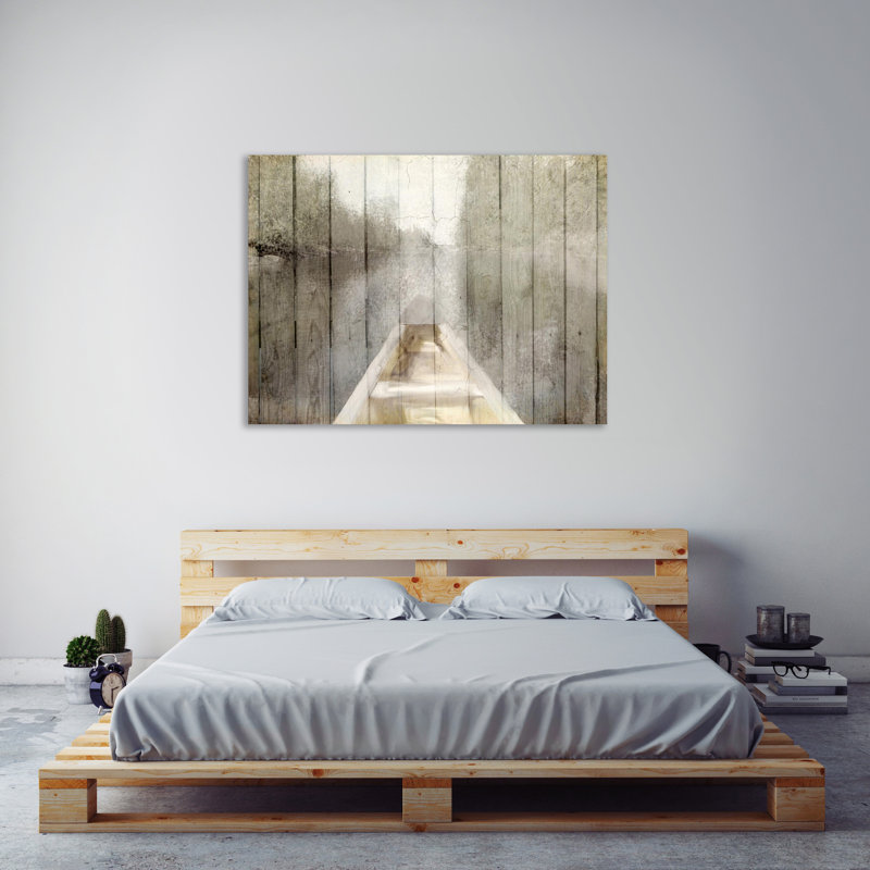 Canoe Tip by Kimberly Allen - Wrapped Canvas Painting, 38 cm H x 51 cm W x 4 cm D