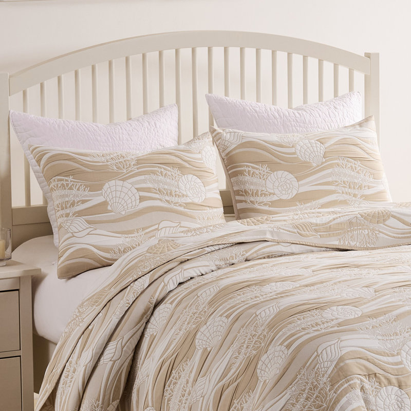 Greenland Home Fasions Dover Natural Standard Sham, 20x26, Standard