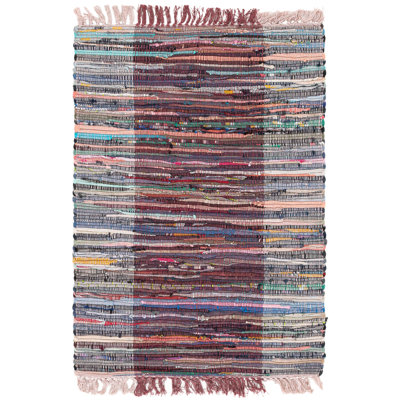 Rag Rug Flat Weave Cotton Rug