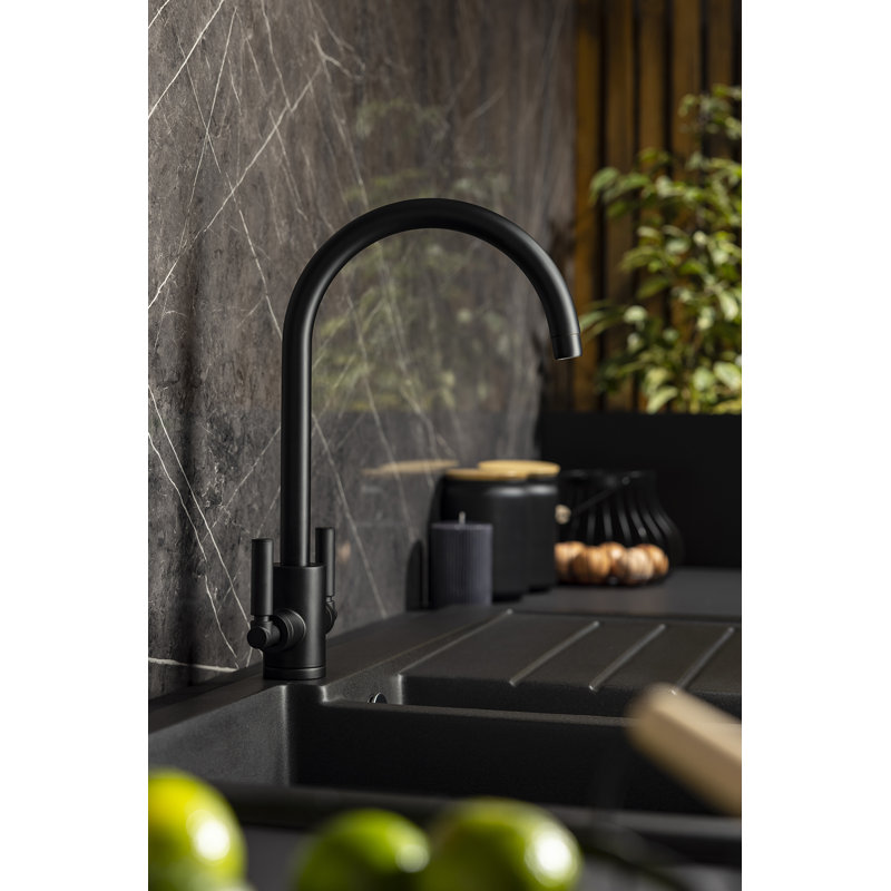 Abode Designs Brolle Kitchen Faucet, Matt Black