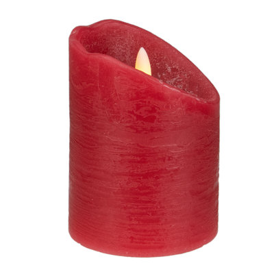 4" LED Flameless Battery Operated Wax Candle