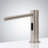 Cairo Brushed Nickel Sensor Faucet and Soap Dispenser Combo Sleek Touchless Restroom Convenience