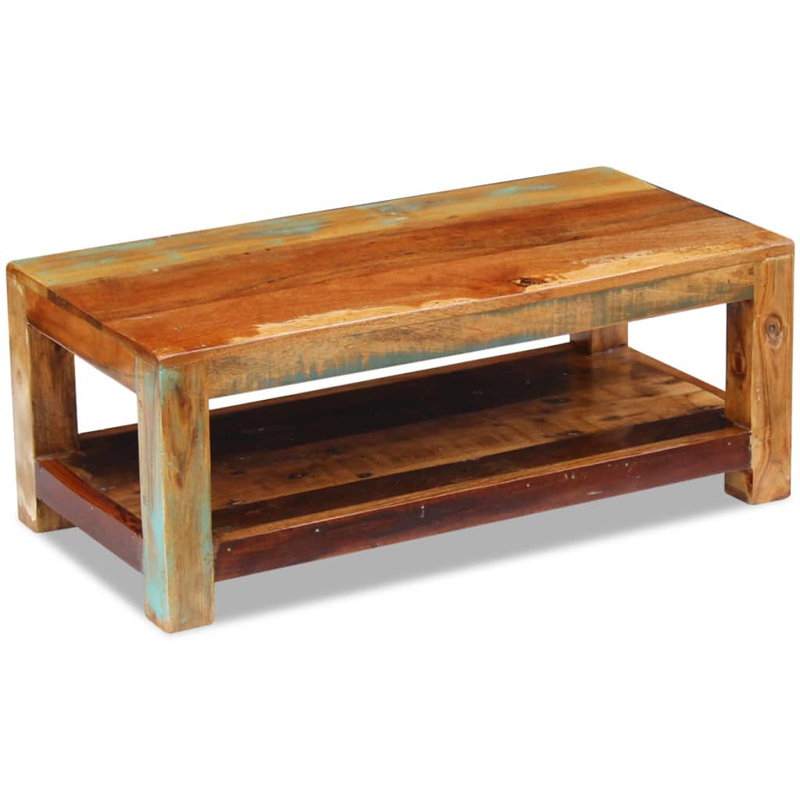 Nassau Solid Wood Frame Single Coffee Table with Storage